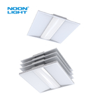 20W LED Troffer Lights For Commercial Buildings 100-347VAC White Powder Painted Steel